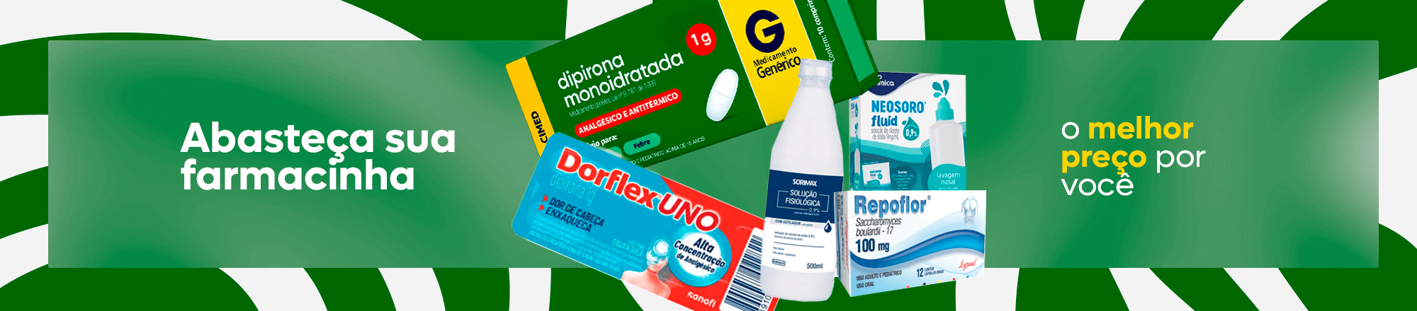 Abasteça sua farmacinha
