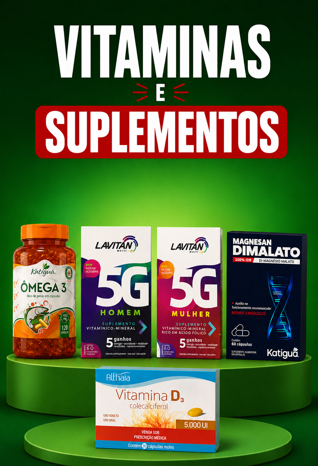 vitaminas e suplementos